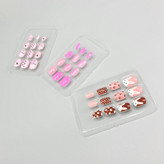 ناخن مصنوعی بچگانه حرارتی بصورت 12 بسته ای