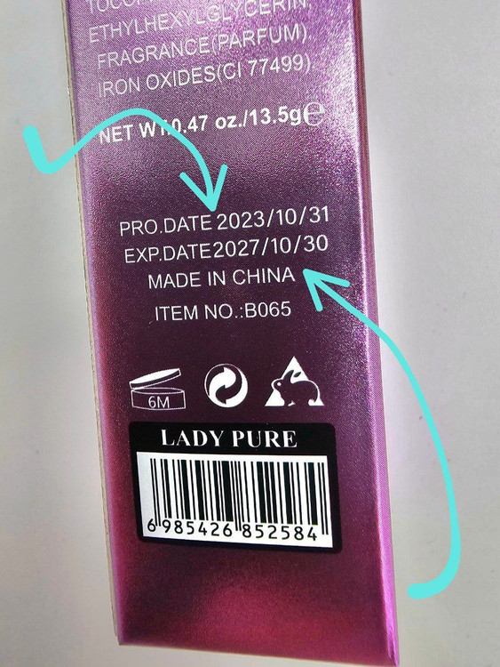 ریمل بلند کننده و ضدآب پوکه بنفش برند لیدی پور