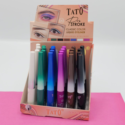 خط چشم ماژیکی رنگی برند تاتو