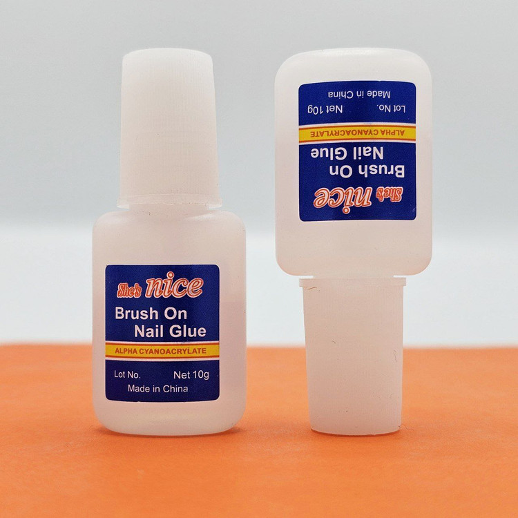 چسب ناخن فرچه لاکی 10 گرمی برند نایس