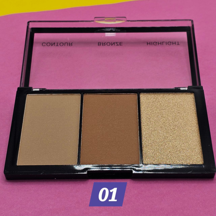 پالت سه کاره کانتور ، برنزر ، هایلایتر