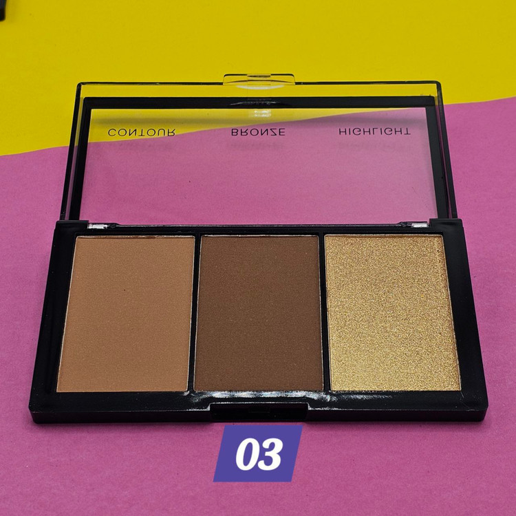 پالت سه کاره کانتور ، برنزر ، هایلایتر