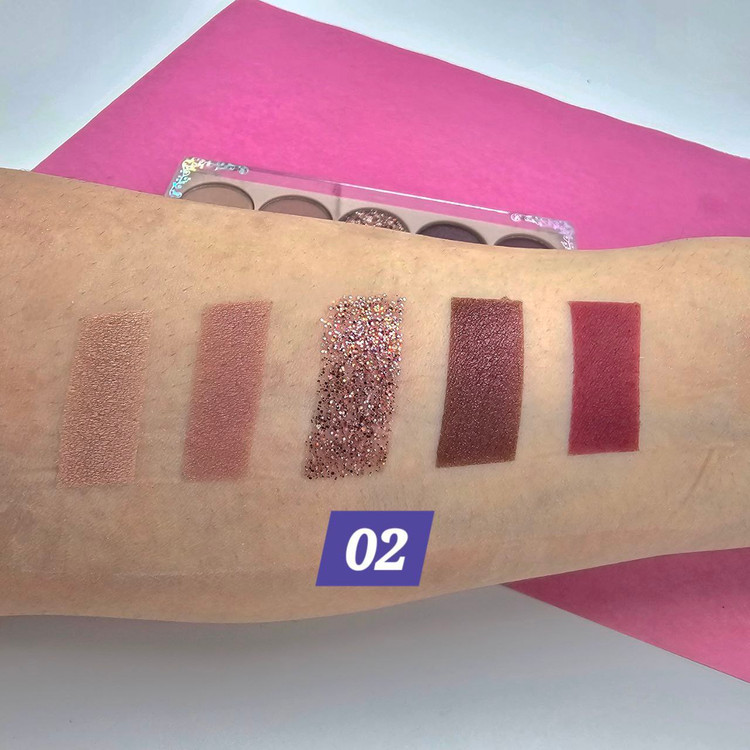 پالت سایه 5 رنگ برند میس