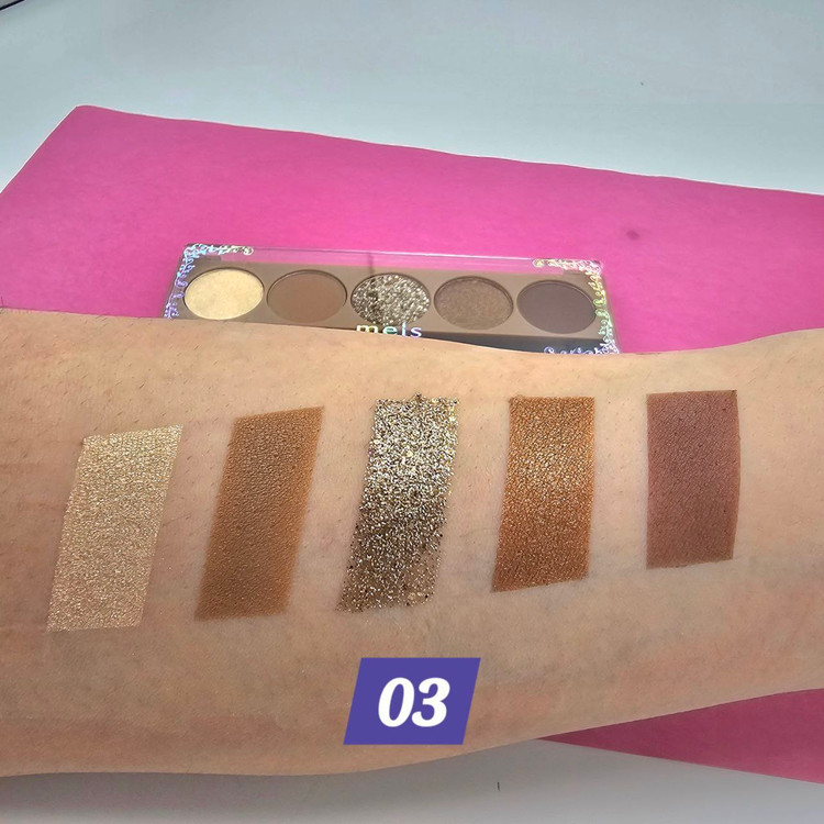پالت سایه 5 رنگ برند میس