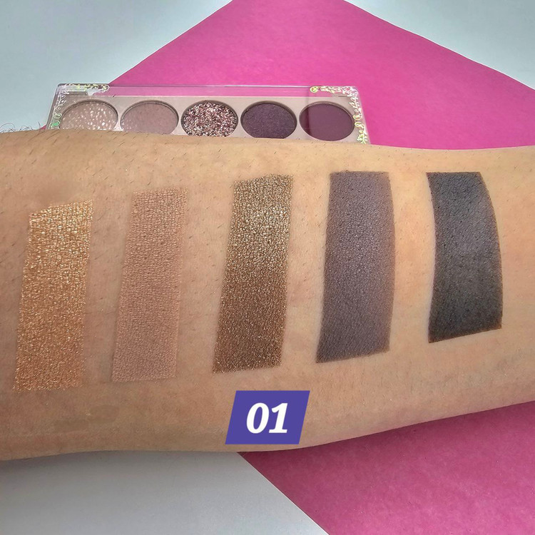 پالت سایه 5 رنگ برند میس