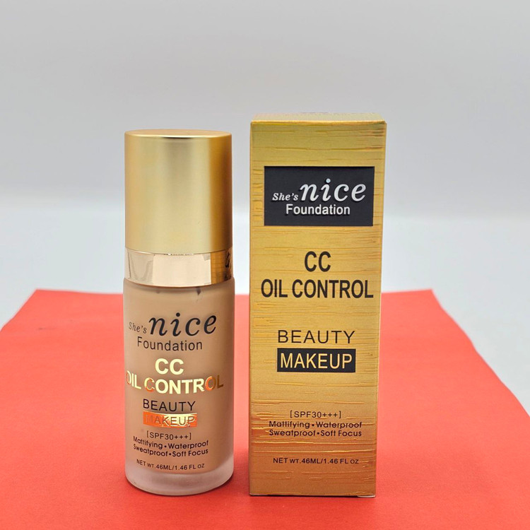 کرم پودر سی سی کرم گیاهی و با دوام برند شی نایس