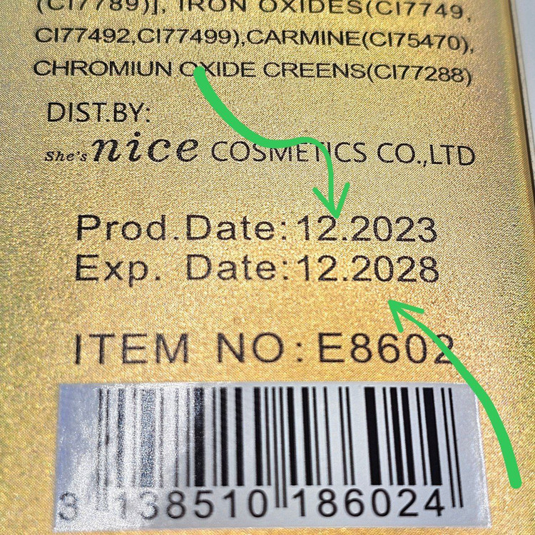 کرم پودر سی سی کرم گیاهی و با دوام برند شی نایس