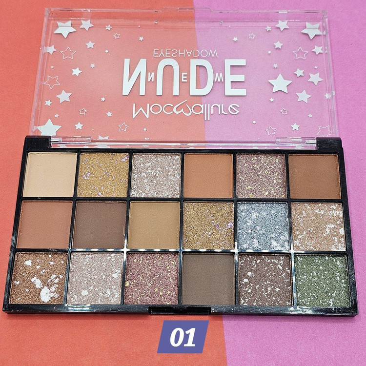 پلت سایه نود 18 رنگ سری جدید NUDE