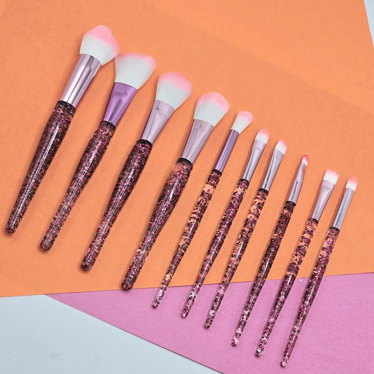 ست براش 10 تکه دسته اکلیلی