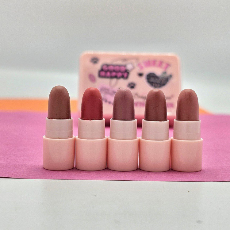 پک 5 عددی رژلب جامد بچه گانه