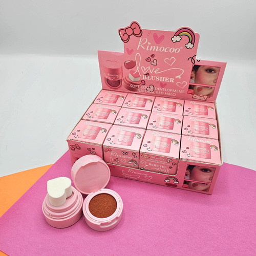 رژگونه استامپی طرح قلب برند ریموکو