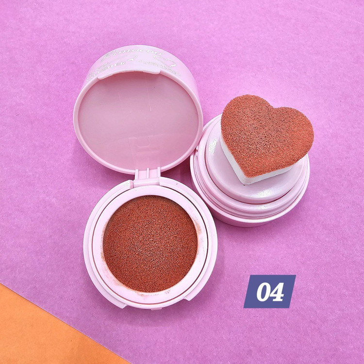 رژگونه استامپی طرح قلب برند ریموکو