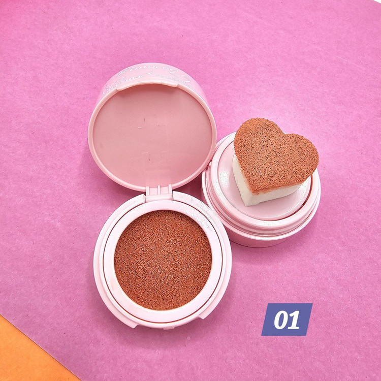 رژگونه استامپی طرح قلب برند ریموکو