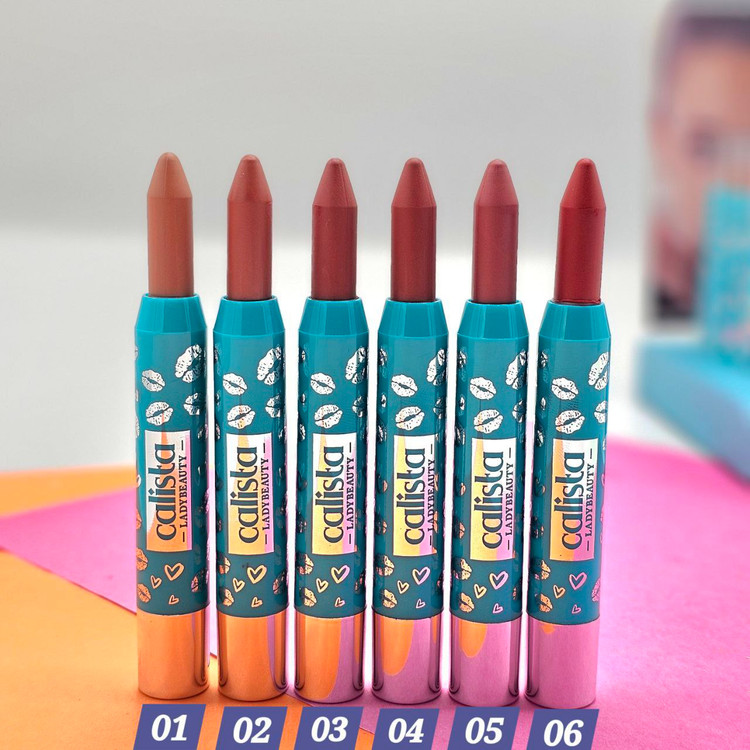 رژلب مدادی پیچی برند کالیستا