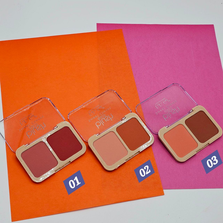 پالت رژگونه دو رنگ برند Do Do Girl