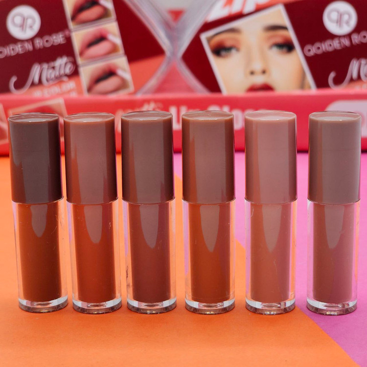 پک رژلب مایع 6 عددی کادویی برند کویدن رز