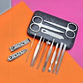 ست مانیکور 13 تکه تیتانیومی سایز کوچک