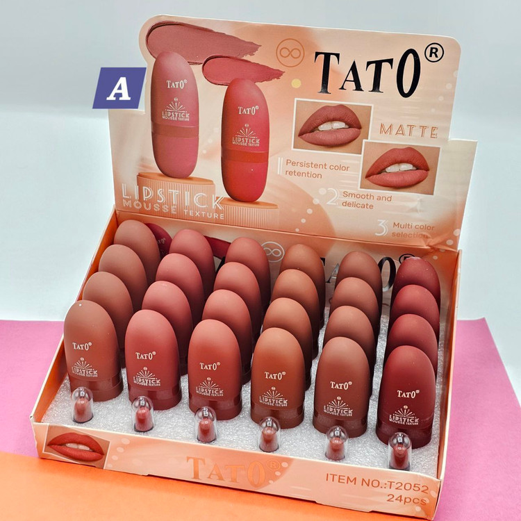 رژلب جامد مات برند تاتو