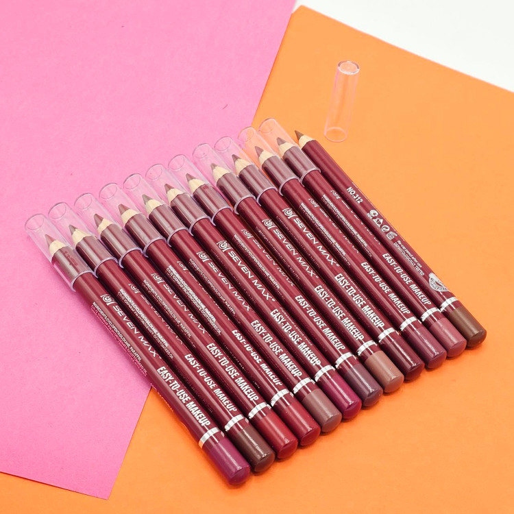 رژلب مدادی با کیفیت و روان برند 7MAX سون مکس