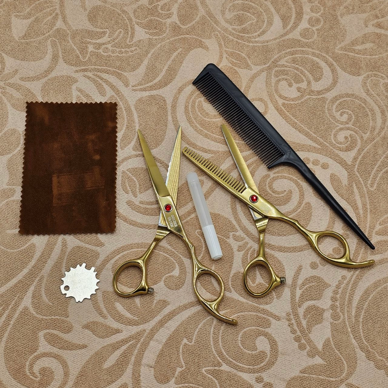 ست کامل قیچی کوتاهی و پیتاژ حرفه ای