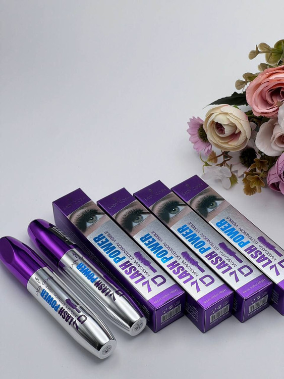 ریمل ضدآب و پوکه فلزی 7D برند لیدی گاش