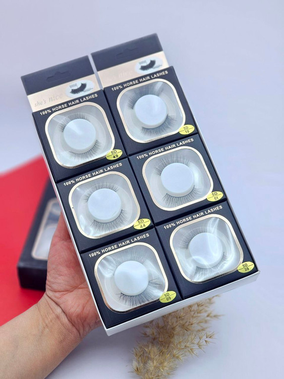 مژه مصنوعی پنج بعدی برند شی نایس