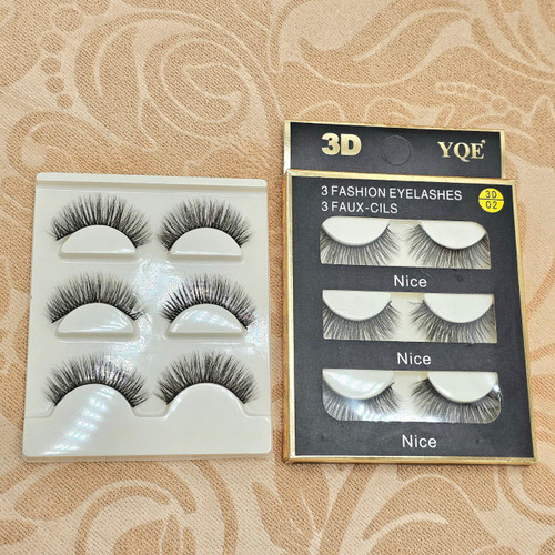 مژه سه جفتی سه بعدی 3D نایس