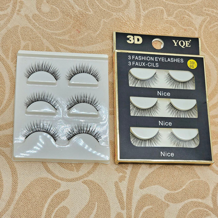 مژه سه جفتی سه بعدی 3D نایس