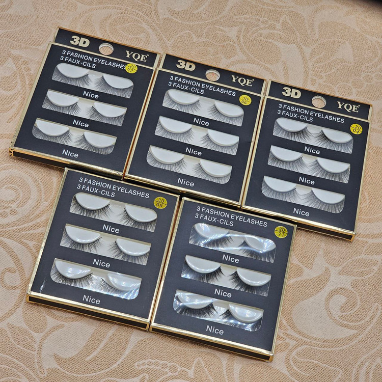 مژه سه جفتی سه بعدی 3D نایس