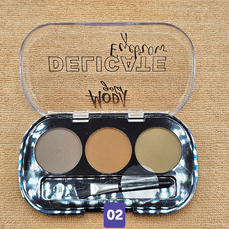 سایه ابرو 3 رنگ برند مودا