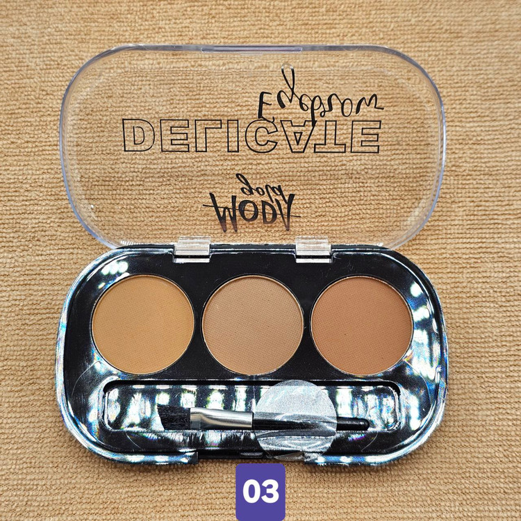 سایه ابرو 3 رنگ برند مودا