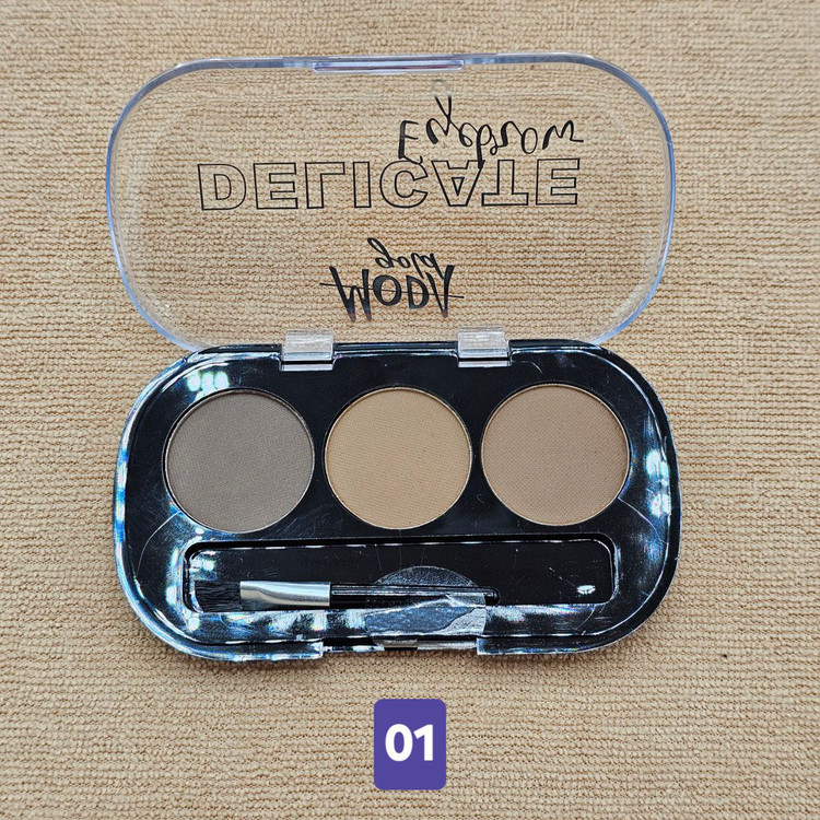 سایه ابرو 3 رنگ برند مودا