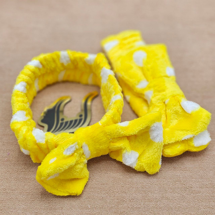 هدبند های مخملی خال خالی