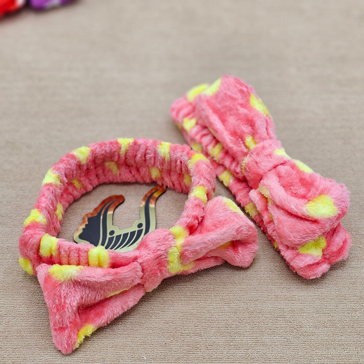 هدبند های مخملی خال خالی