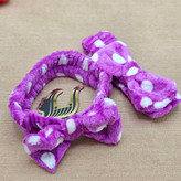 هدبند های مخملی خال خالی