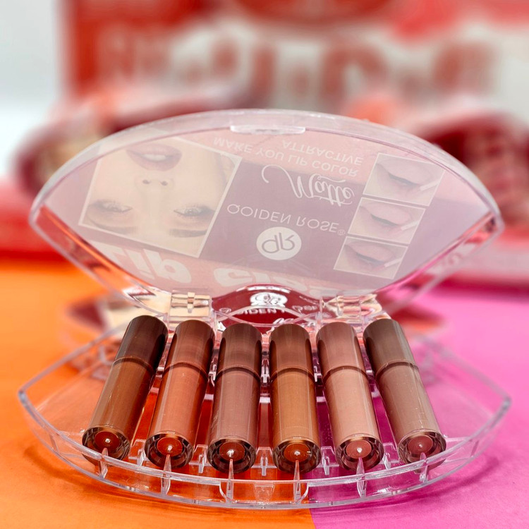 پک رژلب مایع طرح لب کویدن رز