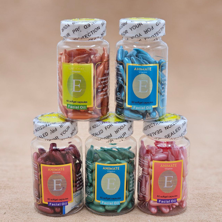 کپسول ویتامین E صورت
