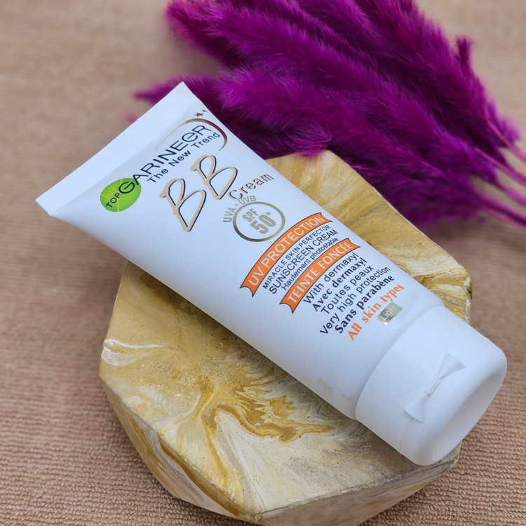 ضدآفتاب هلال طلایی درجه یک بی بی گارنیر SPF 50