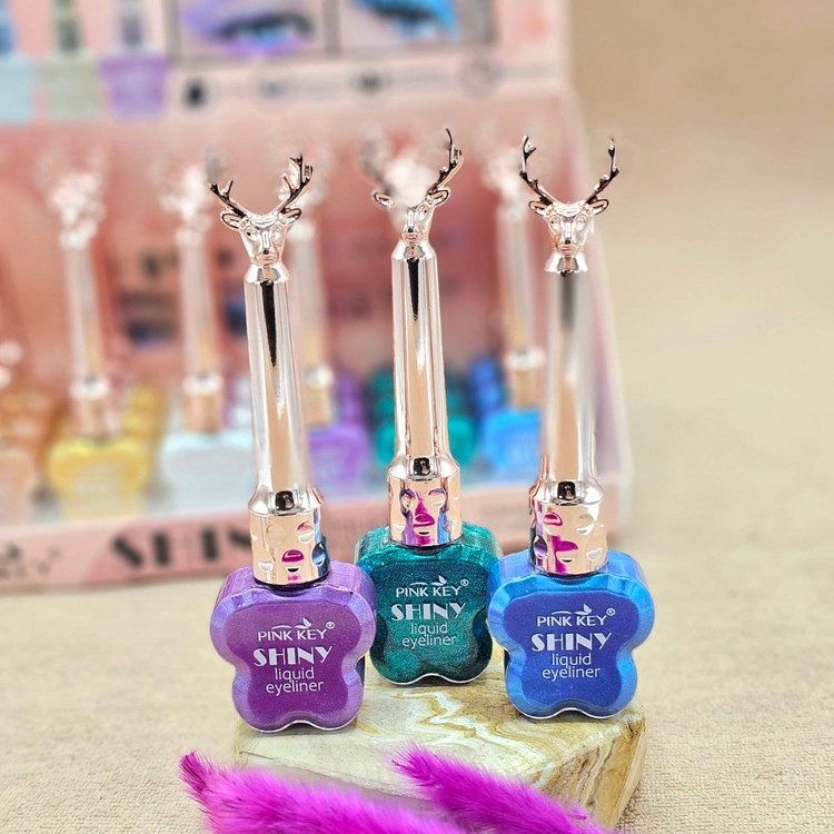 خط چشم رنگی مدل گوزنی برند پینک کی PINK KEY