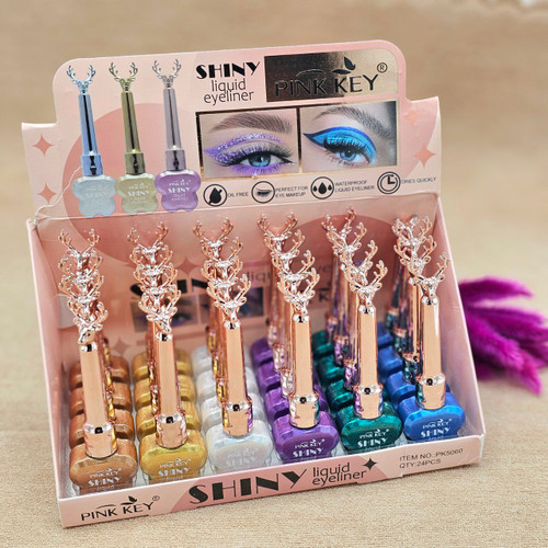 خط چشم رنگی مدل گوزنی برند پینک کی PINK KEY