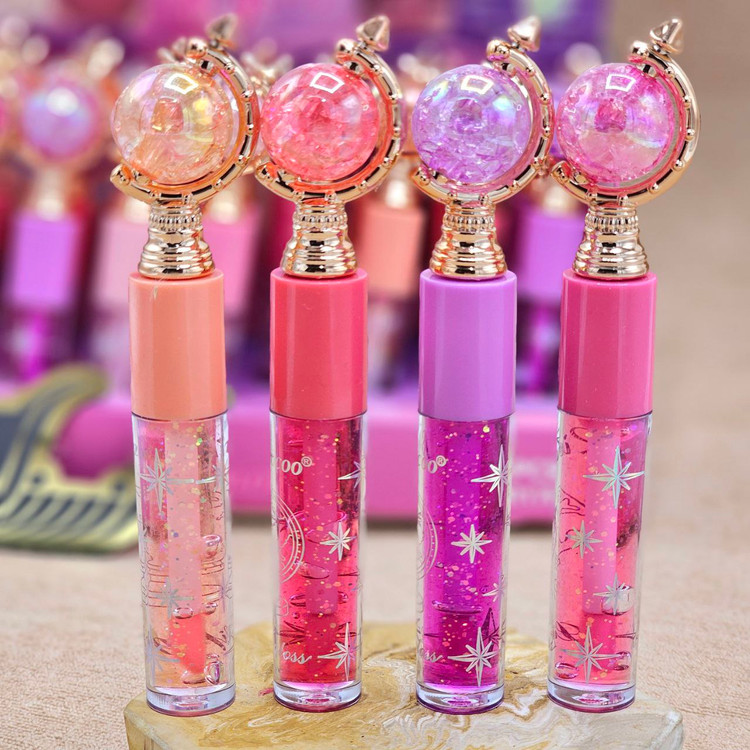 لیپ گلاس و برق لب مدل کهکشانی