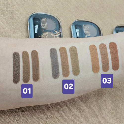 سایه ابرو 3 رنگ برند مودا