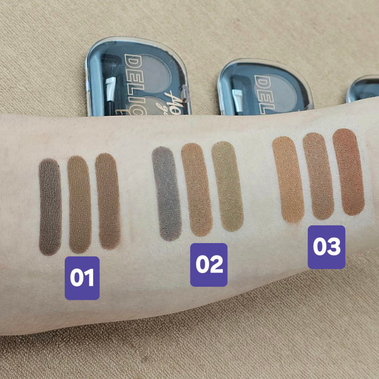 سایه ابرو 3 رنگ برند مودا