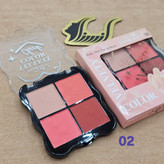 پالت رژگونه 4 رنگ برند پینک کی