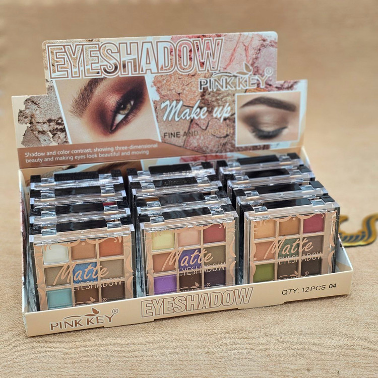 پالت سایه 9 رنگ ترکیبی برند پینک کی