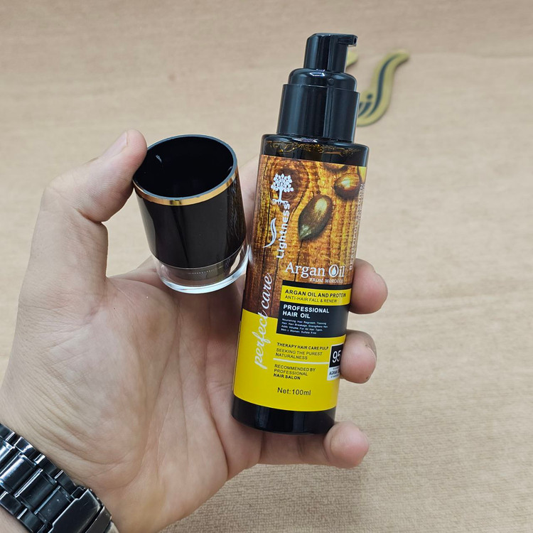 روغن آرگان 95 درصد برند لایتنس اورجینال