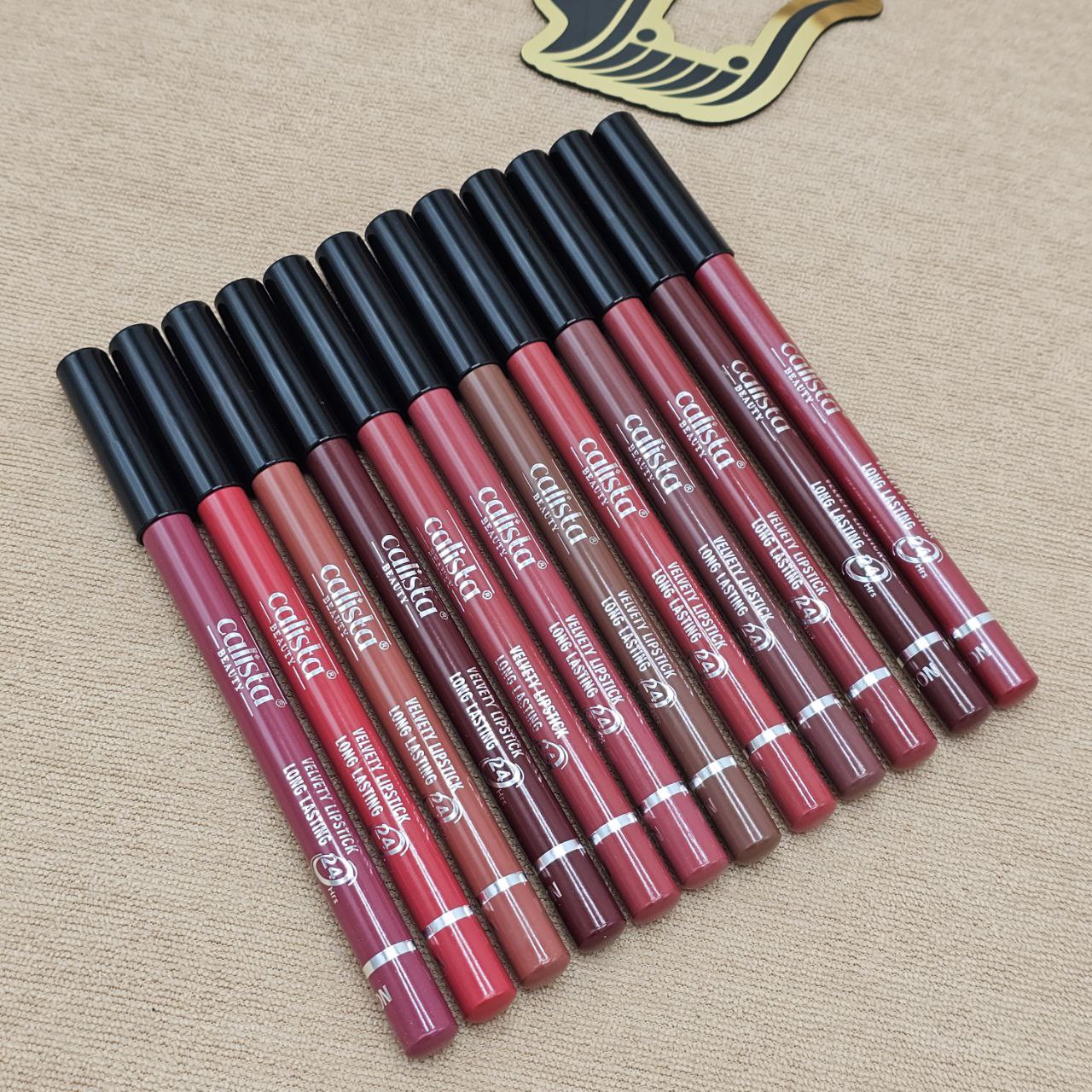 رژلب مدادی نرم و مخملی برند کالیستا