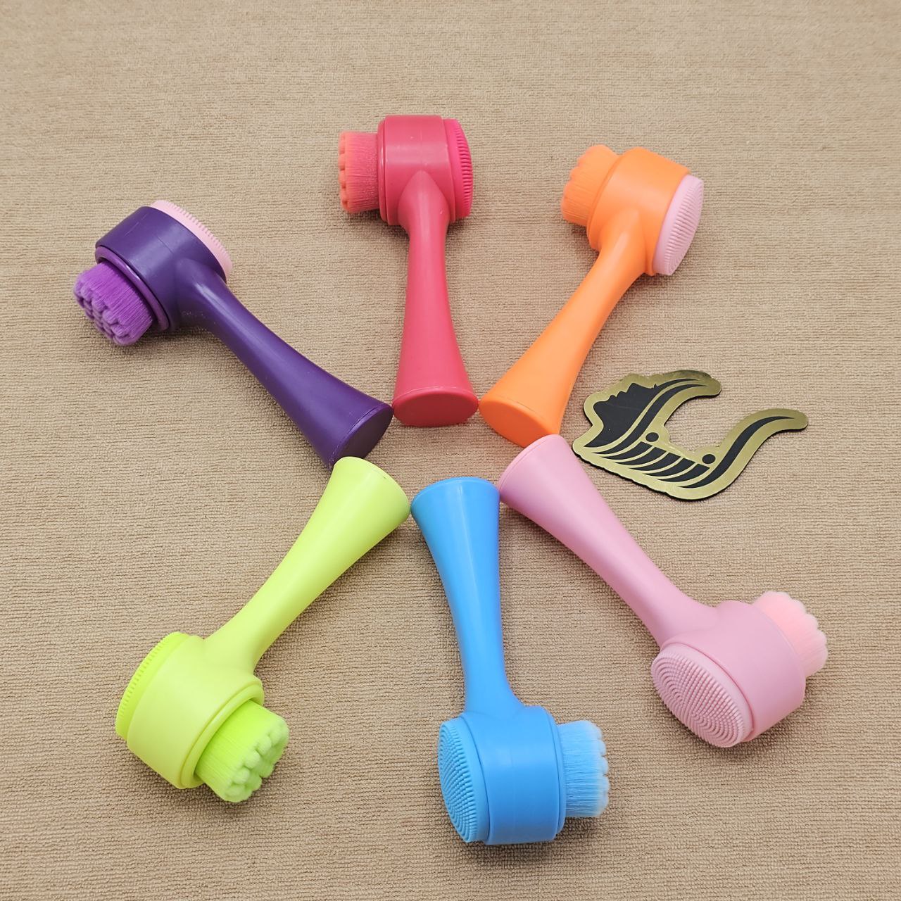 فیس براش چکشی دسته رنگی