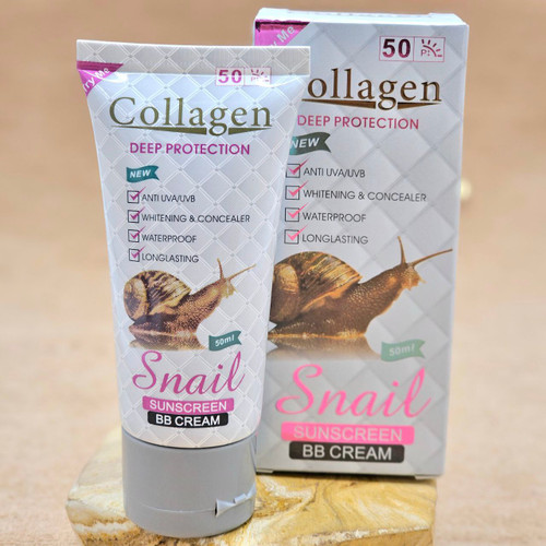 ضدآفتاب گیاهی کلاژن BB حلزون