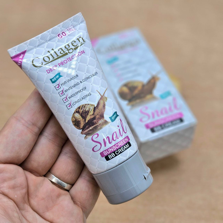 ضدآفتاب گیاهی کلاژن BB حلزون